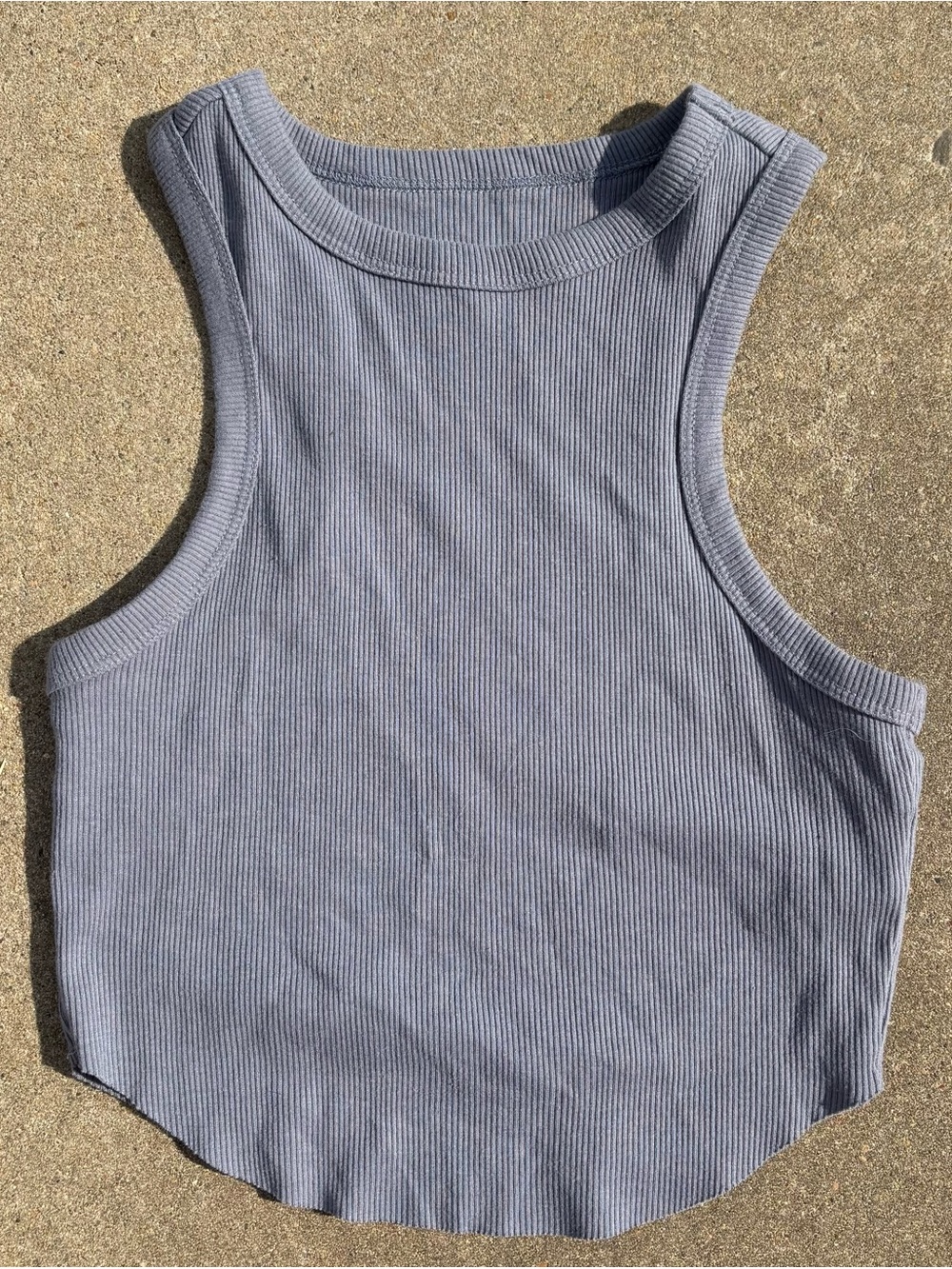 wild fable Ribbed Tank Top - Slate Blue